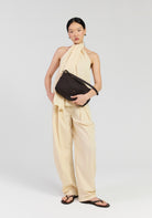 CLAUDIA SHOULDER BAG in Cacao Braid by Saben