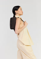 MILLA SHOULDER BAG in Cacao Fine Braid by Saben