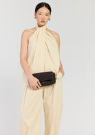 MILLA SHOULDER BAG in Cacao Fine Braid by Saben