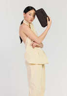 MILLA SHOULDER BAG in Cacao Fine Braid by Saben