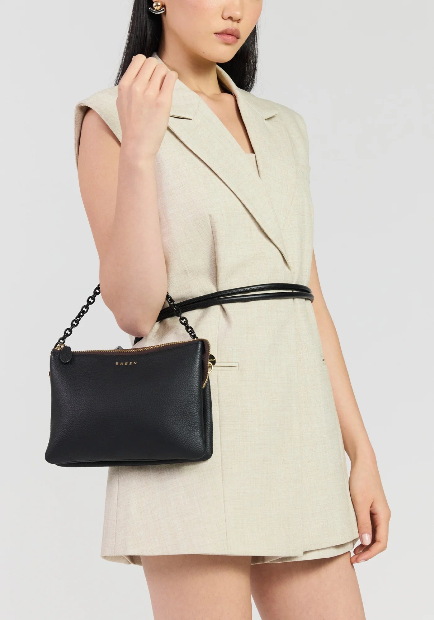 TILLY'S BIG SIS CROSSBODY BAG in Black by Saben