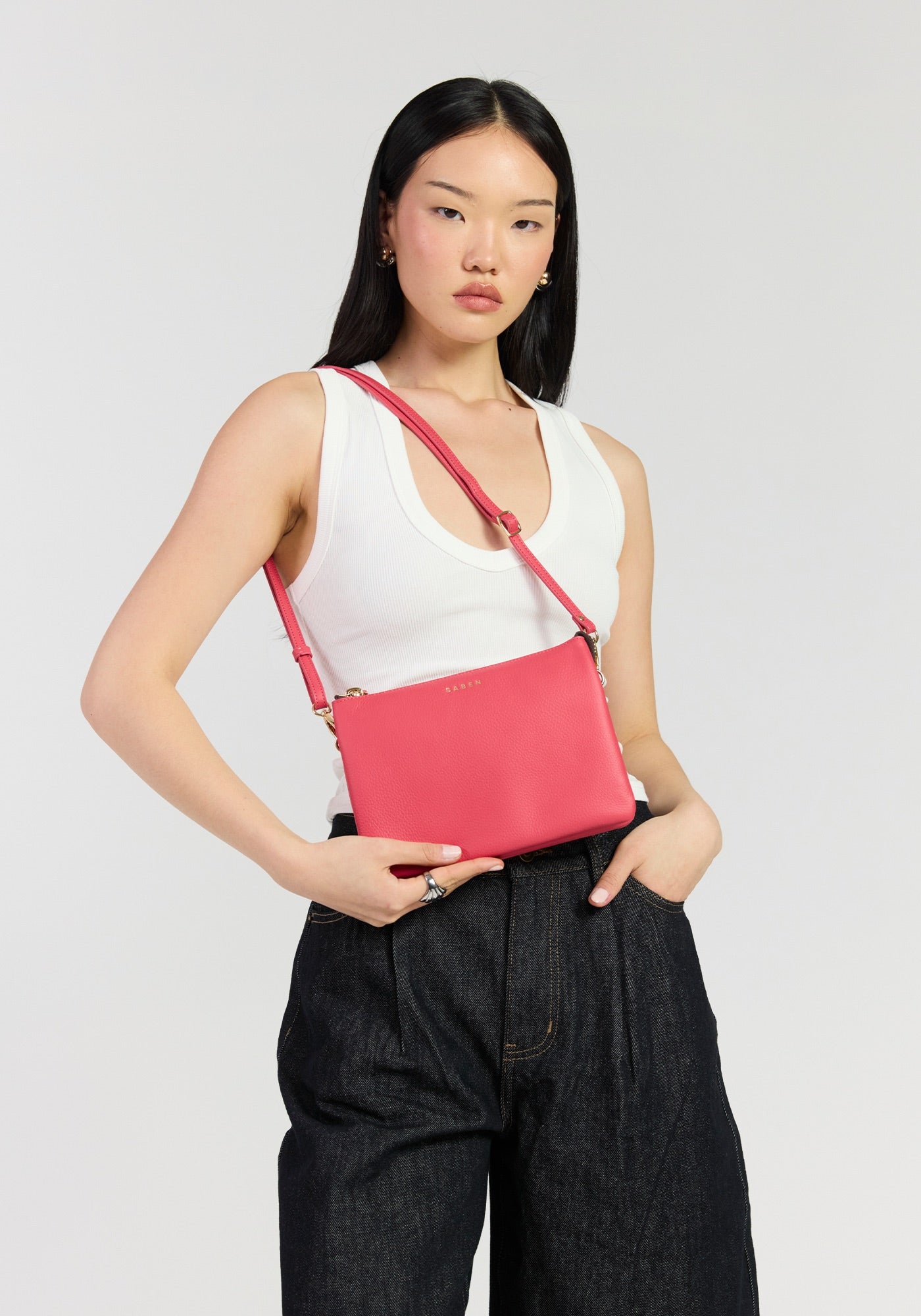 TILLY'S BIG SIS CROSSBODY BAG in Azalea by Saben