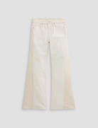 SAIGE WIDE LEG JEAN in Powder Ecru by AG Jeans