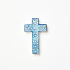 SAMIRA SMALL CROSS in Blue Lotus by Jones & Co
