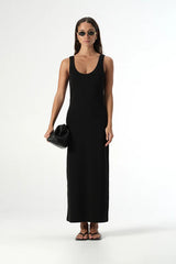 Elka Collective SIENNA TANK DRESS in Black