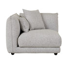 FELIX CREST 1 SEATER LEFT CORNER SOFA in Cloud Speckle by GlobeWest at Darling & Domain