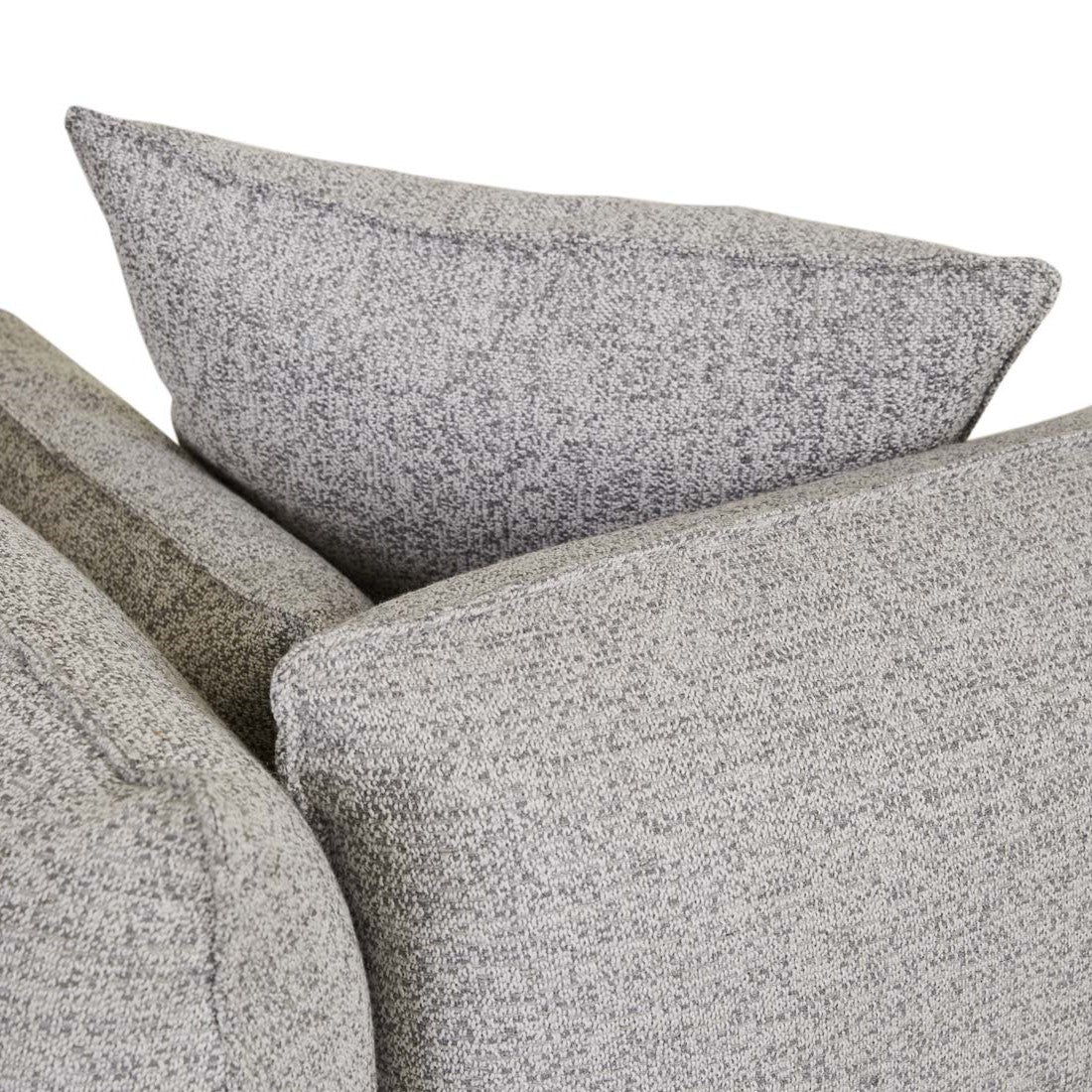 FELIX CREST 1 SEATER LEFT CORNER SOFA in Cloud Speckle by GlobeWest at Darling & Domain