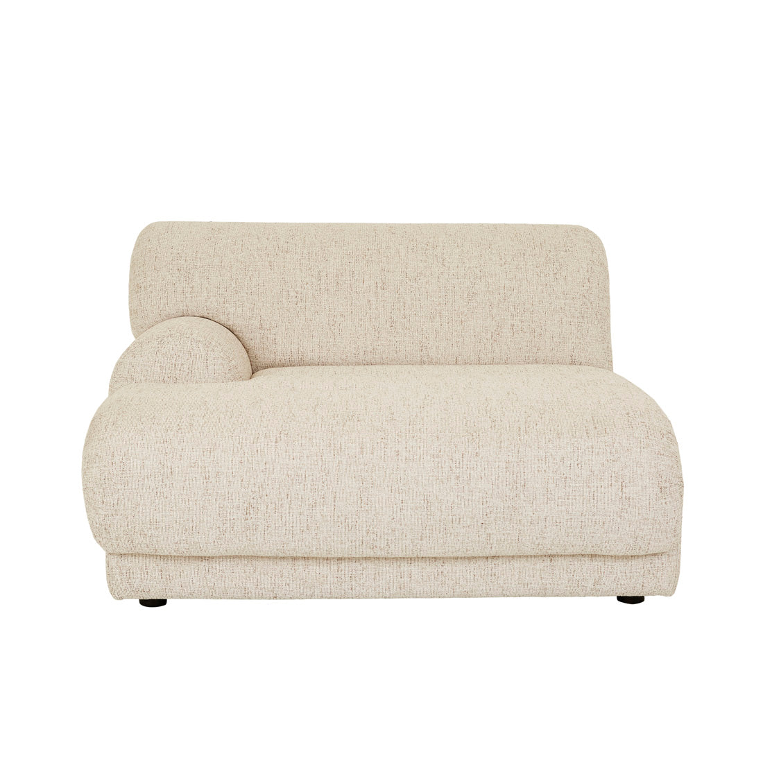 JUNO SIERRA LEFT CHAISE SOFA in White Bark by GlobeWest at Darling & Domain