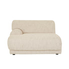 JUNO SIERRA LEFT CHAISE SOFA in White Bark by GlobeWest at Darling & Domain