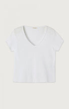 SONOMA SHORT SLEEVE V NECK TEE SON02AG | White - Darling & Domain