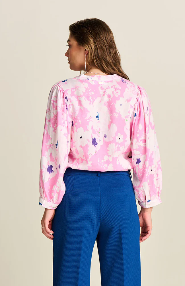 POM BLOUSE | Lillies Pink