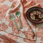 ENAMEL SALAD SERVER in Mint from Bonnie and Neil