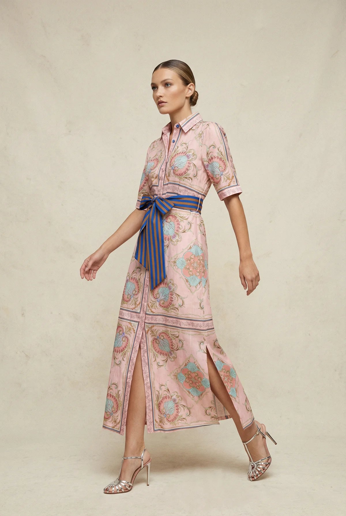 STEVIE LONG DRESS in Neptune Pink from Lola Australia