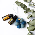 SCENTED YOUR WAY FELT FRESHENERS in Blue Wreath by Home Dwellers