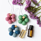 SCENTED YOUR WAY FELT FRESHENERS in Green Flower by Home Dwellers