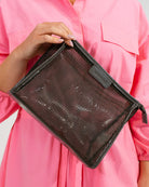 SANTORINI CASE LARGE | Khaki Mesh - Darling & Domain