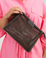 SANTORINI CASE LARGE | Khaki Mesh