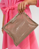 SANTORINI CASE LARGE | Taupe Mesh