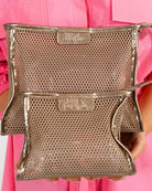 SANTORINI CASE SMALL | Taupe Mesh - Darling & Domain
