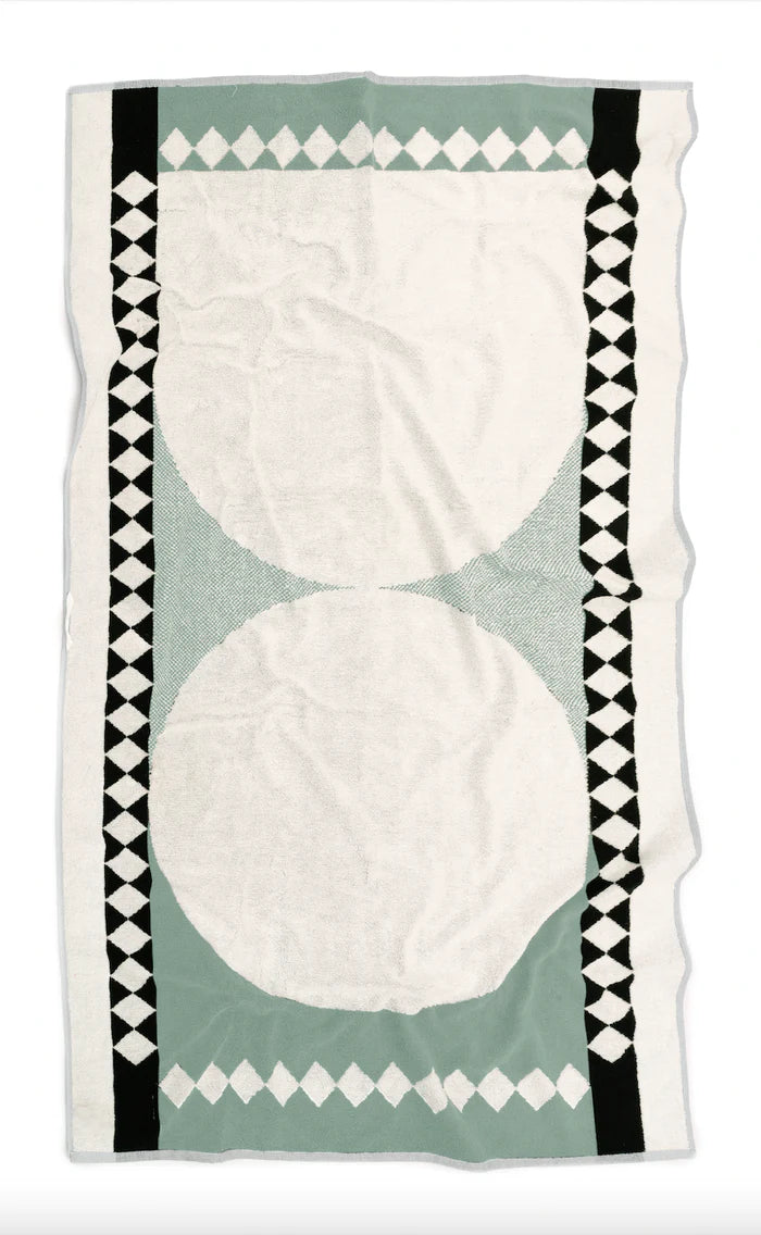 THE BEACH TOWEL in Diamond Green from Business & Pleasure Co 
