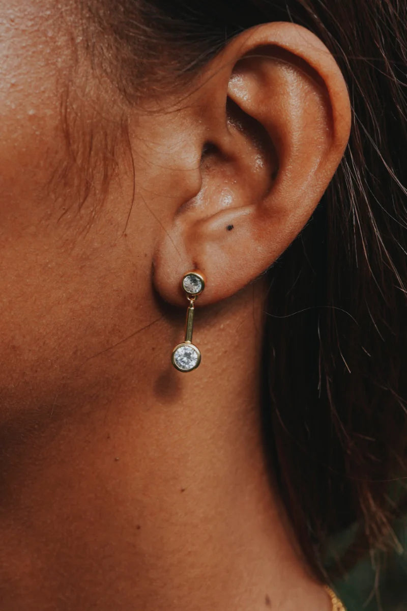 CHARLOTTE CRYSTAL EARRINGS