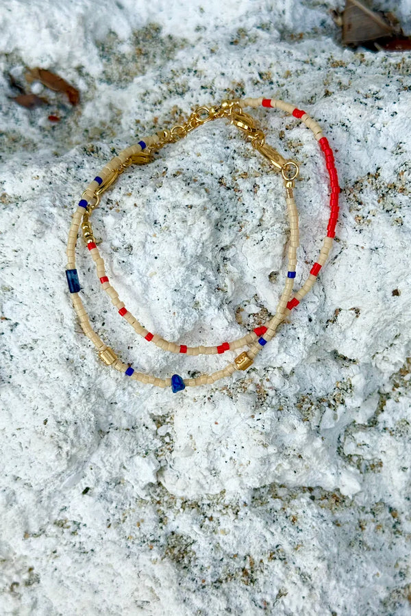 HIGH TIMES BRACELET in Red by Gold Sister