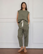 BYRON PANT in Moss by Arlington Milne