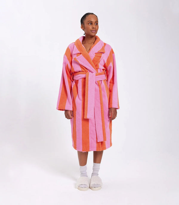 HOMMEY ROBE | Sherbert Stripes