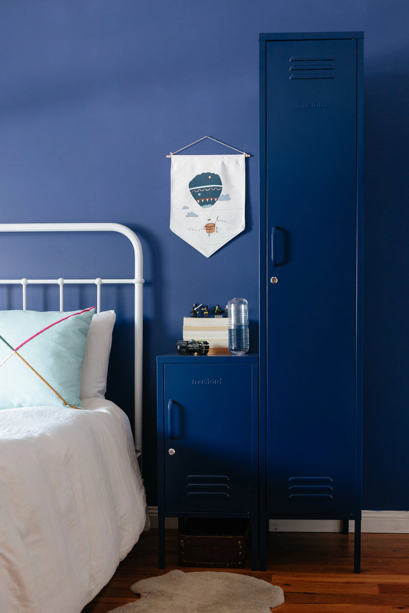 The Skinny Locker in Navy by MUSTARD MADE