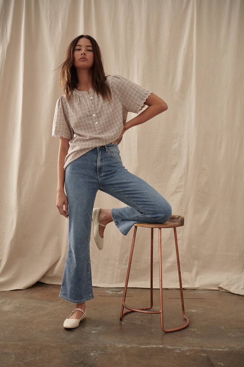 Kireina Skyla Denim Jean in Maison Wash available from Darling and Domain