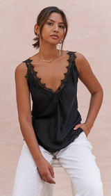 Solange Camisole in Black by Charli