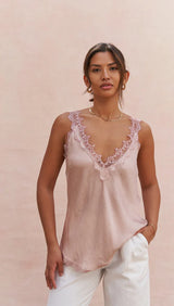 Solange Camisole in Blush by Charli