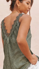 Solange Camisole in Khaki by Charli