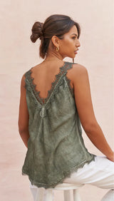 Solange Camisole in Khaki by Charli