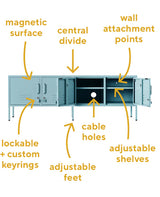 The Standard Locker in Ocean by MUSTARD MADE