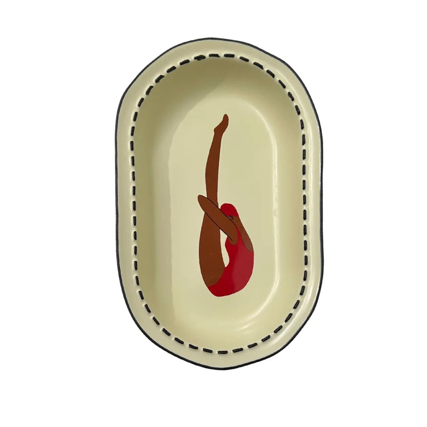 MEDIUM SERVING PLATE in Pike French Vanilla by AITCH.