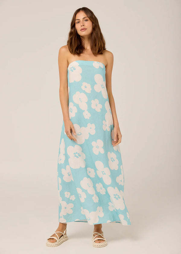 TAHLIA DRESS in Lagoon Eden by Pippa Ridley