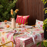 TABLECLOTH in Double Waves Pink from Bonnie and Neil