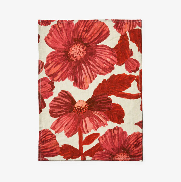 TEA TOWEL in Leon Cerise from Bonnie and Neil