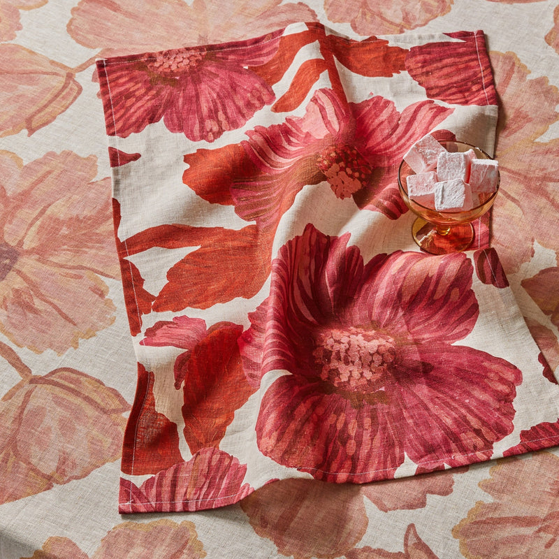 TEA TOWEL in Leon Cerise from Bonnie and Neil