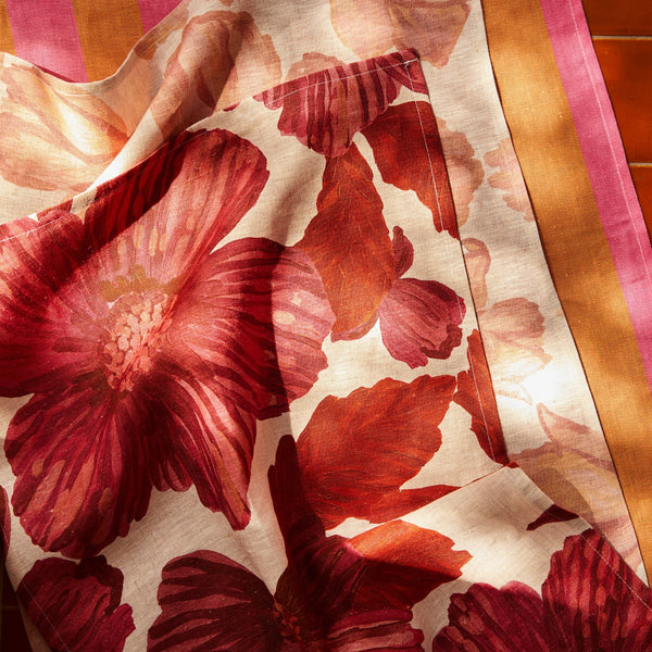 TEA TOWEL in Leon Cerise from Bonnie and Neil