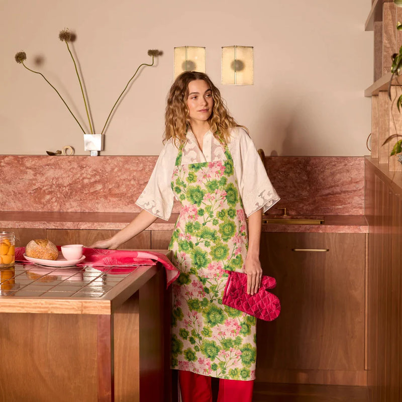 TEA TOWEL in Jardin Pink from Bonnie and Neil