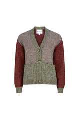 TABBY CARDIGAN in Colour Block by Maxton Clothing