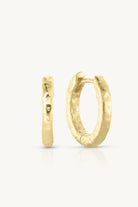 TEXTURED GOLD HUGGIES in Medium by ToniMay