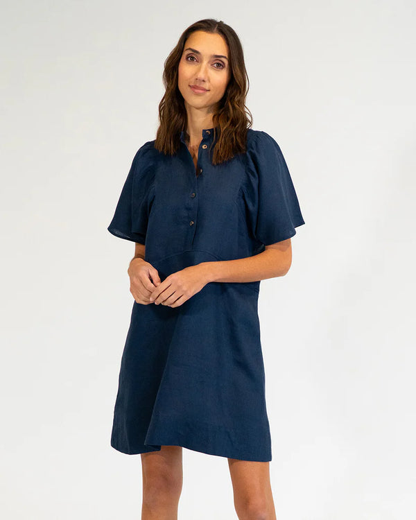 TICINO MINI DRESS | Navy