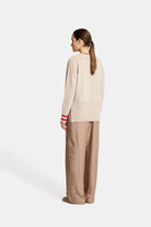 TINA KNIT in Natural and Rouge by Arlington Milne