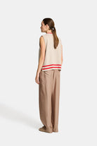 TINA VEST in Natural and Rouge by Arlington Milne