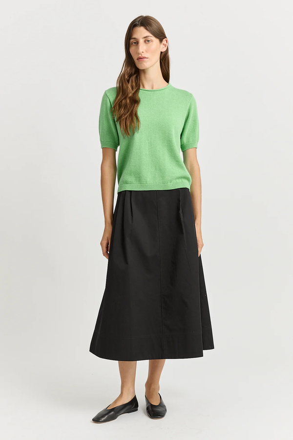SHORT SLEEVE KNIT in Agave by Toorallie