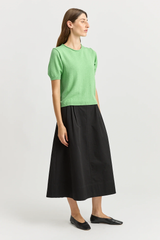 SHORT SLEEVE KNIT in Agave by Toorallie