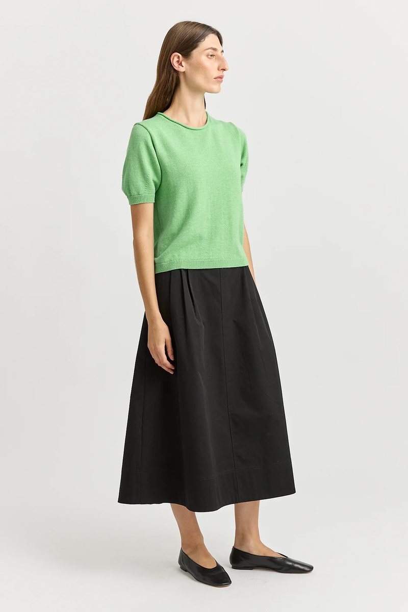 SHORT SLEEVE KNIT in Agave by Toorallie